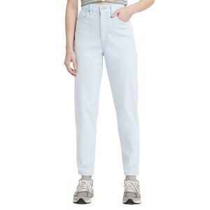 Levi’s Corduroy High Waisted Straight Leg Mom Jeans Light Blue - 32